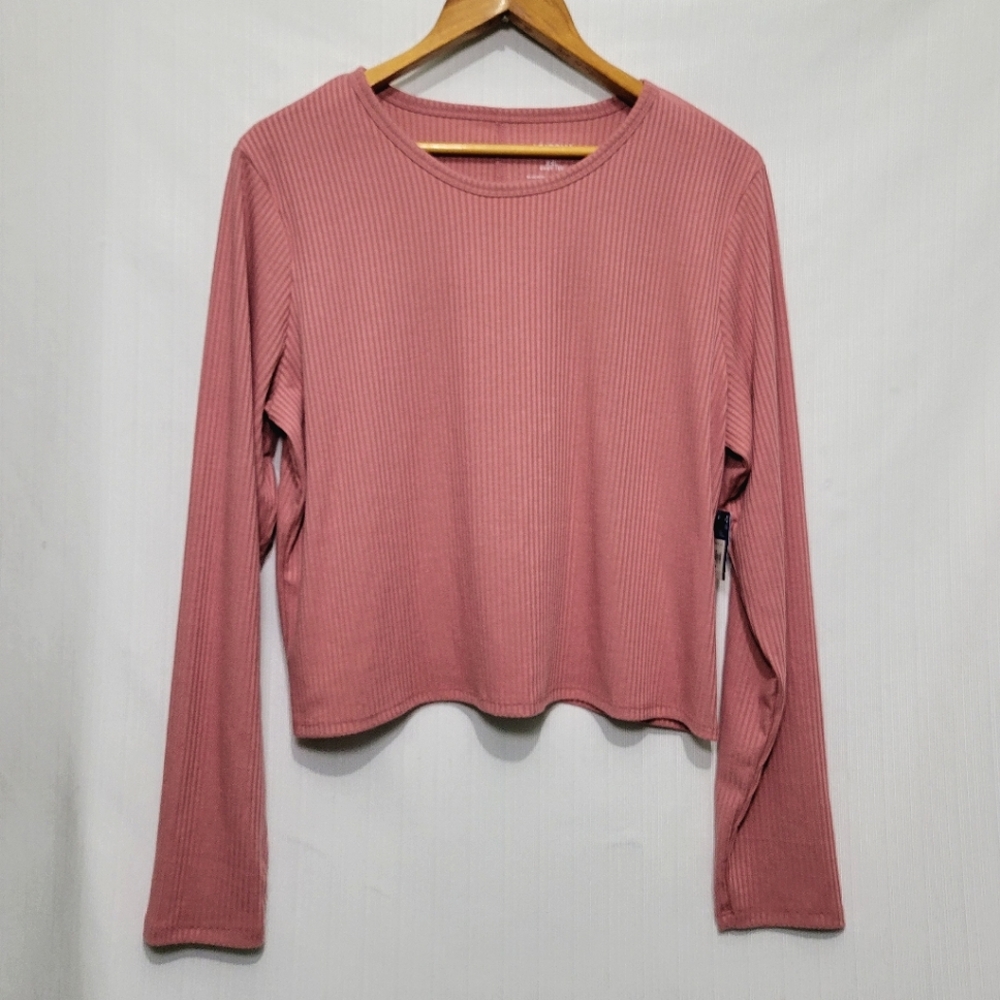 Arizona Baby Tee Crop Long Sleeve Top